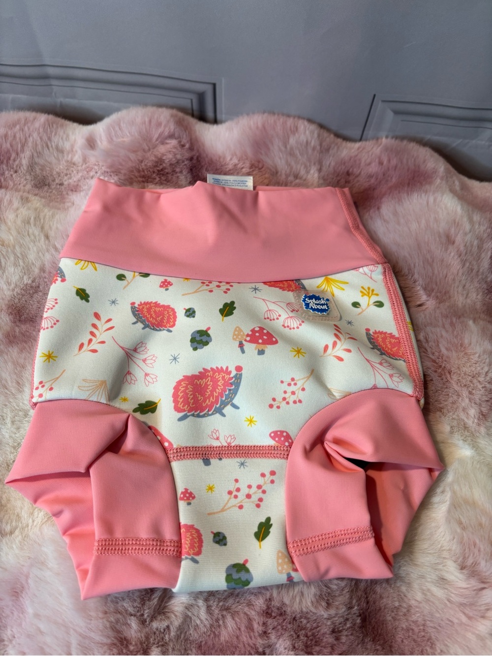 NWT Splash About Girl’s Toddlers Swimming Nappy, Size Large/ 6-12 Months